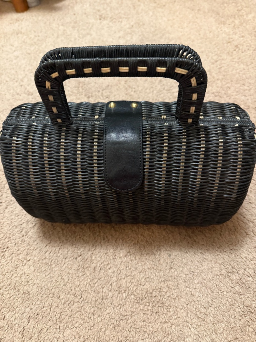 Wicker purse